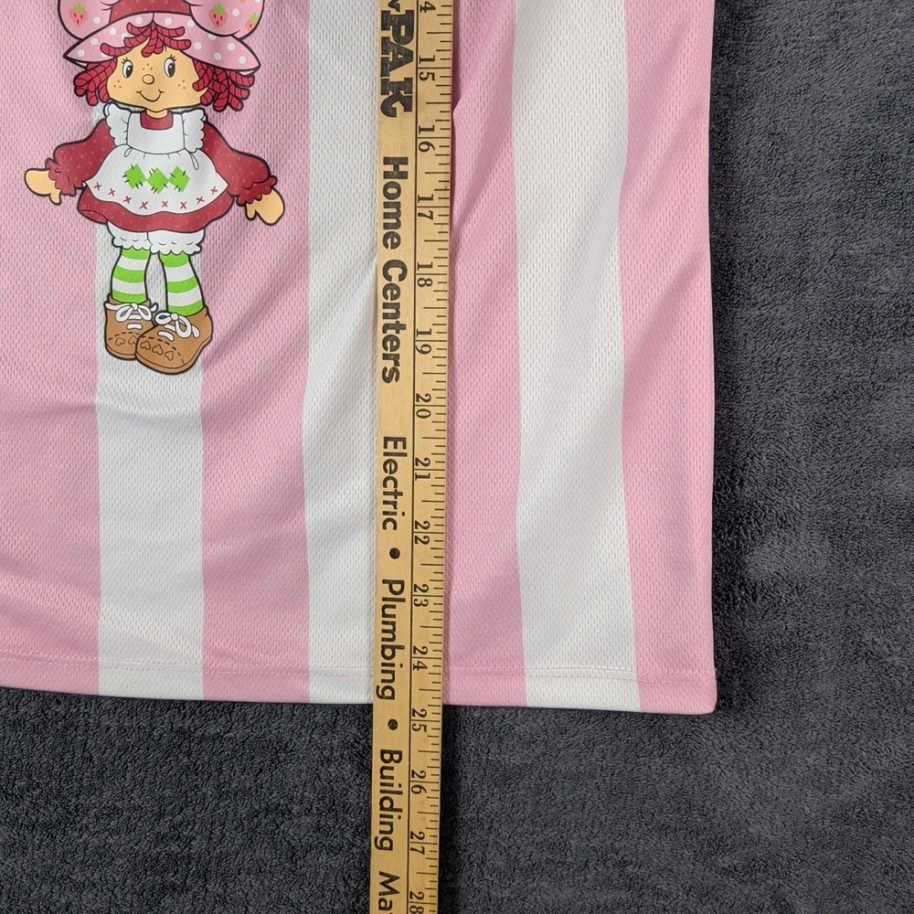 Juniors' Strawberry Shortcake Soccer Jersey | Pink-White Size S - Picture 5 of 5